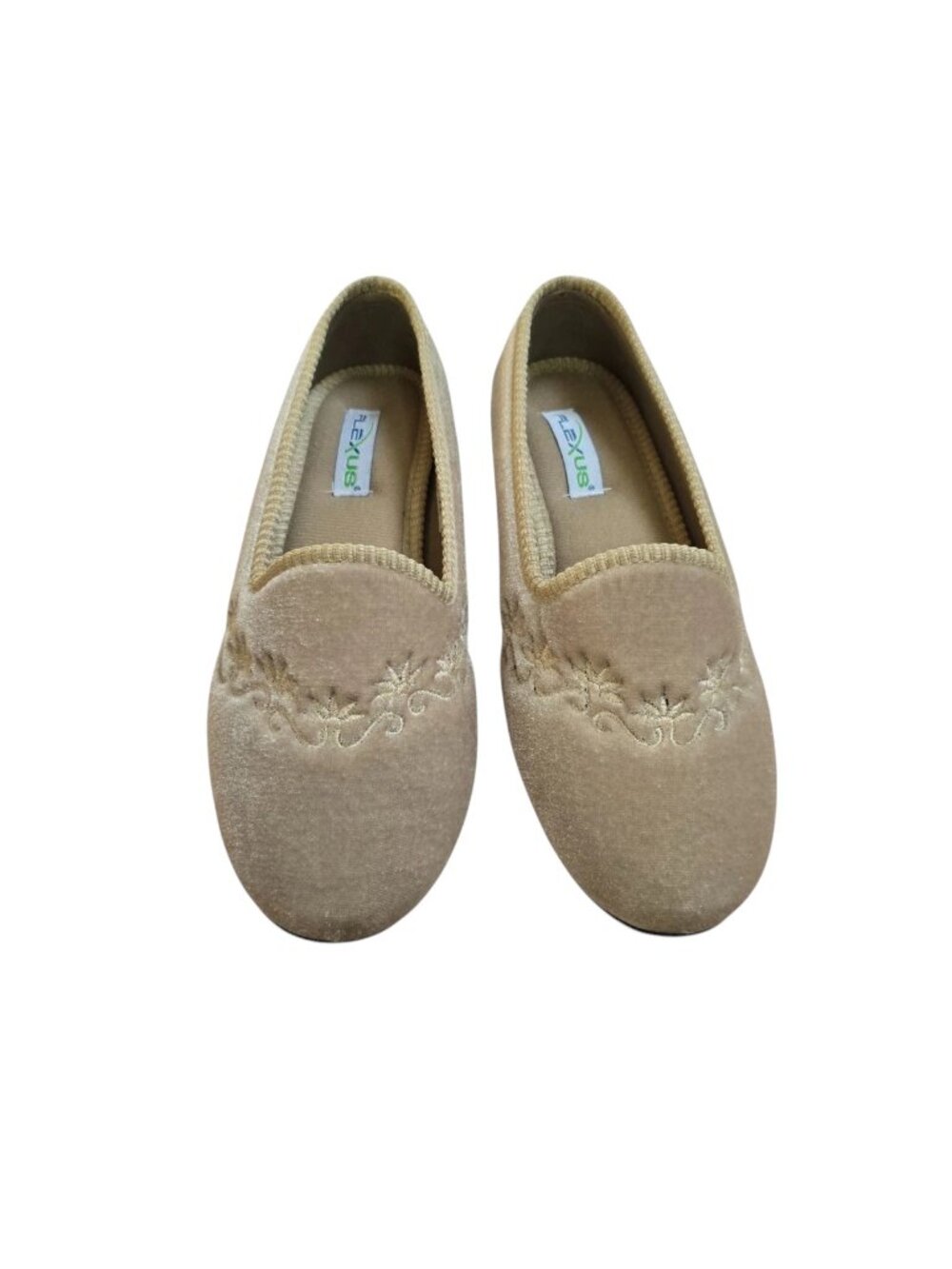 Flexus by Spring Step Jolly Beige Lounge Loafers Size 9.5 EUR 41 NWB